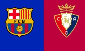 موعد مباراة برشلونة وأوساسونا في الدوري الإسباني والقنوات الناقلة